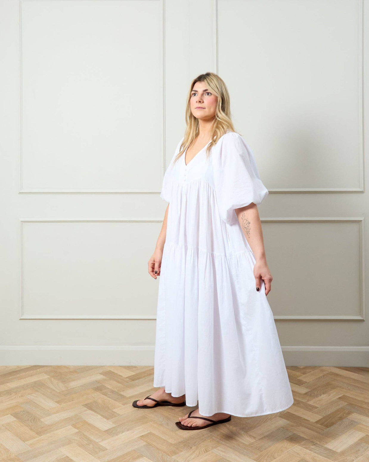 CHALK UK Ltd - Annabelle Dress | White