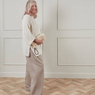 CHALK UK Ltd - Regan Trouser | Marl Beige: S/M