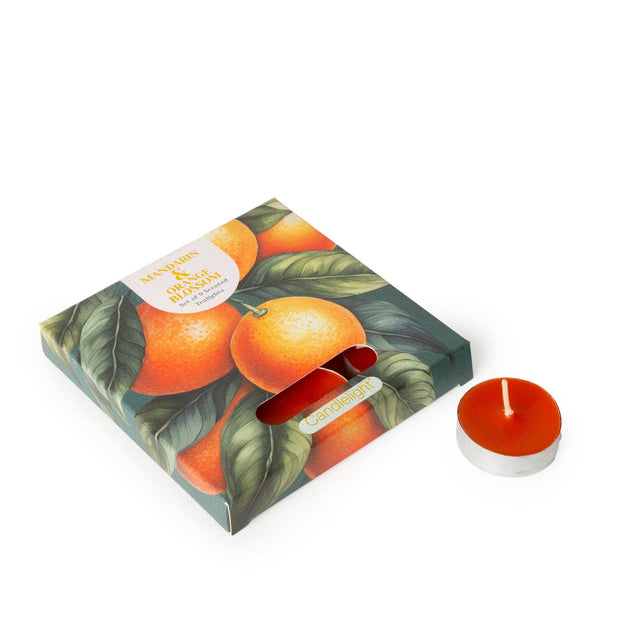 Tealight Candle Set – Mandarin & Orange Blossom (Set of 9)
