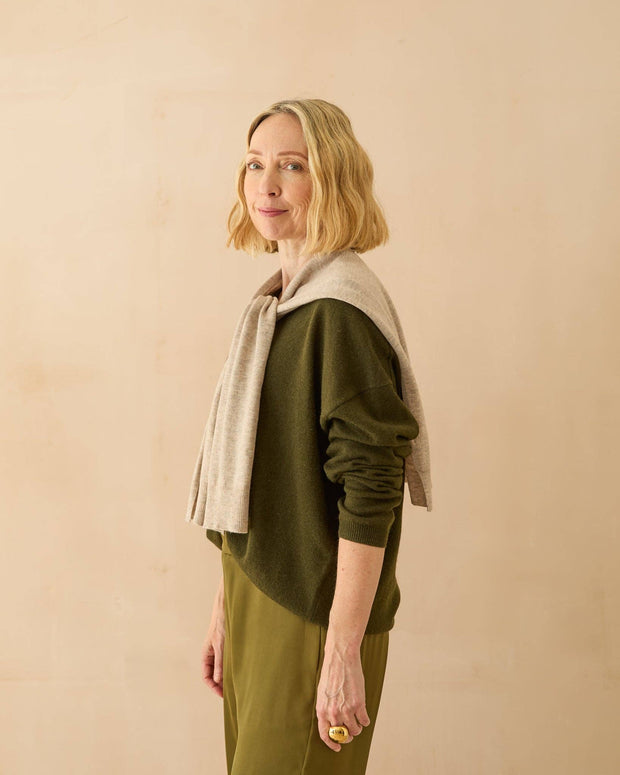 CHALK UK Ltd - Lilly Jumper | Dark Olive