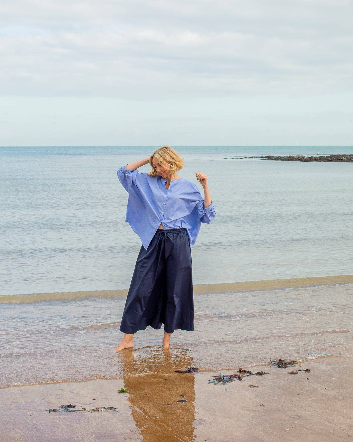 CHALK UK Ltd - Poppy Shirt | Blue