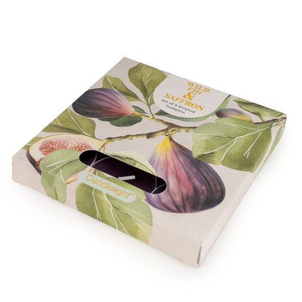 Tealight Candle Set – Wild Fig & Saffron (Set of 9)