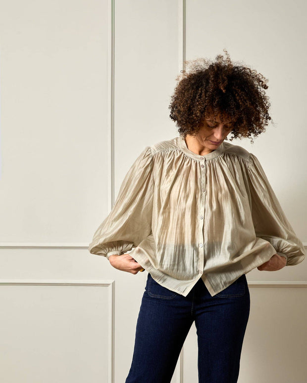 CHALK UK Ltd - Dawn Blouse | Taupe