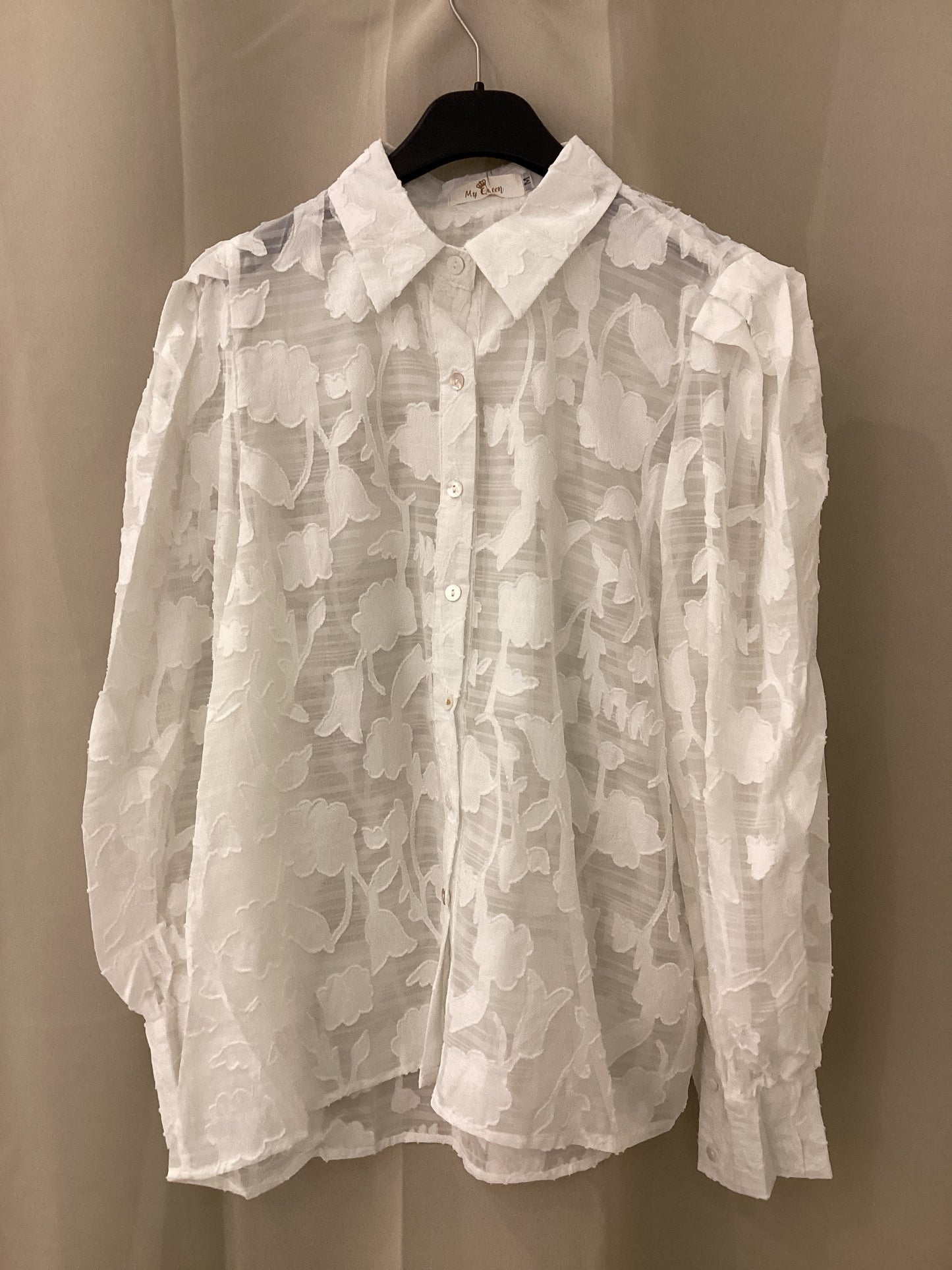 Embroidered Button Shirt