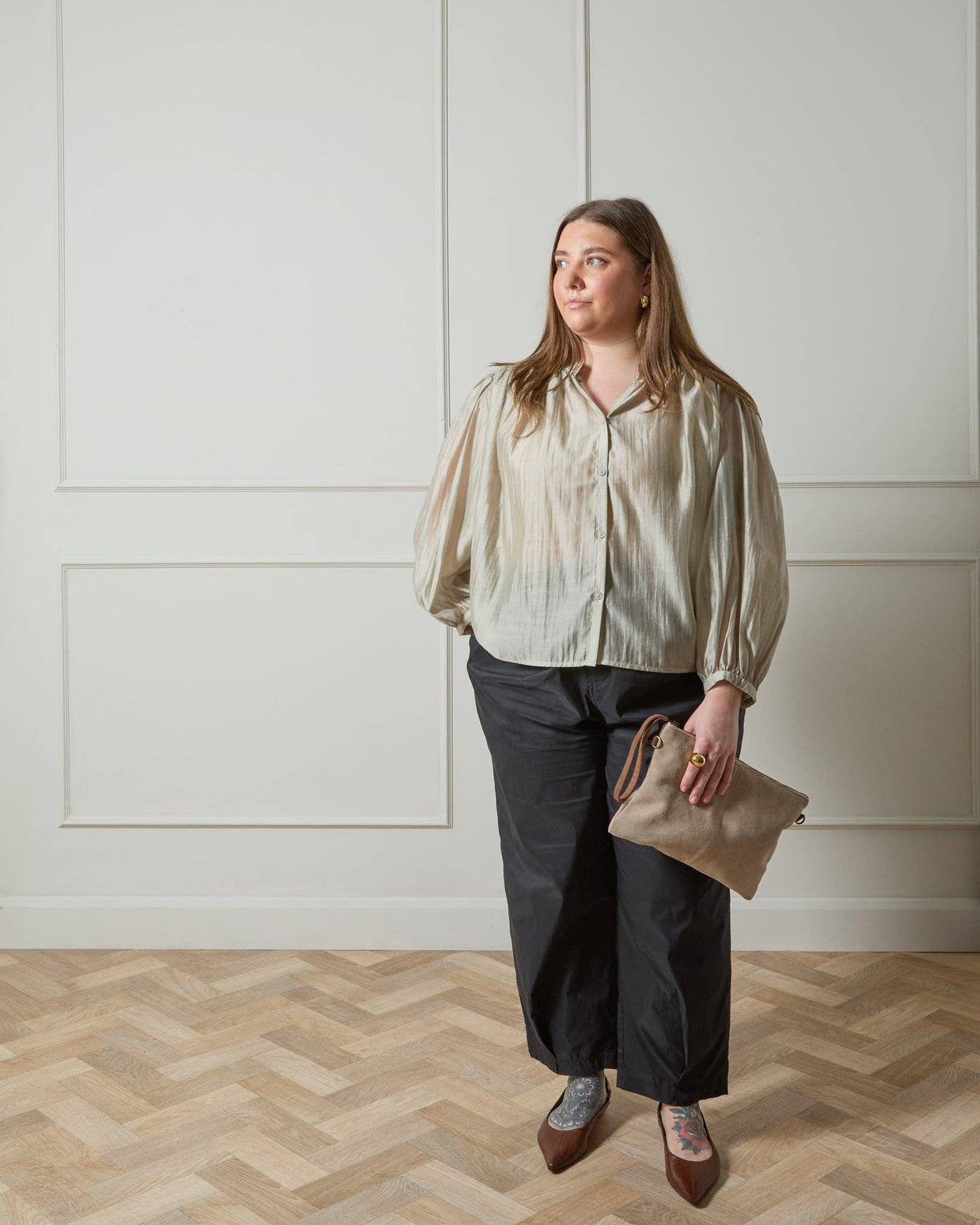 CHALK UK Ltd - Dawn Blouse | Taupe