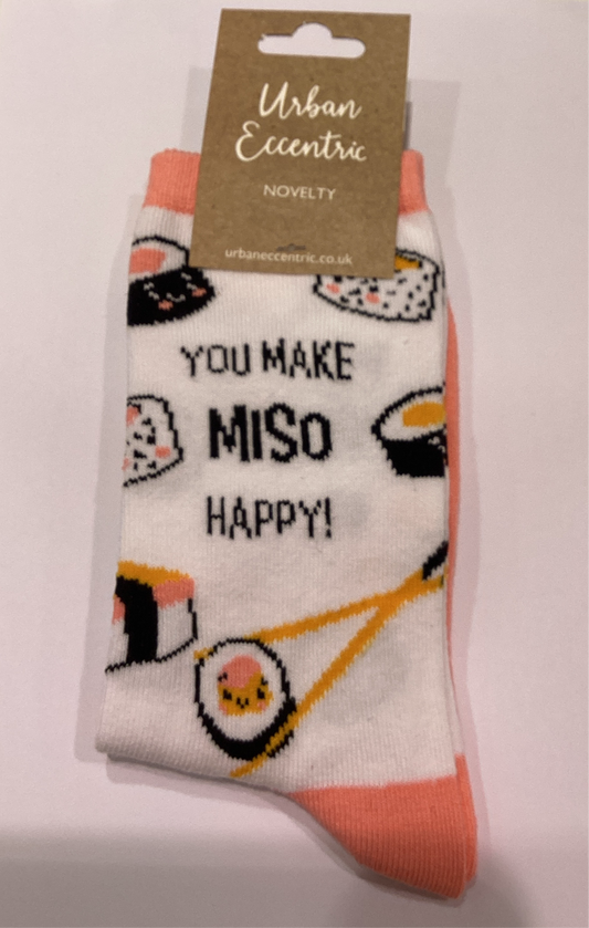 Unisex You make Miso happy Socks