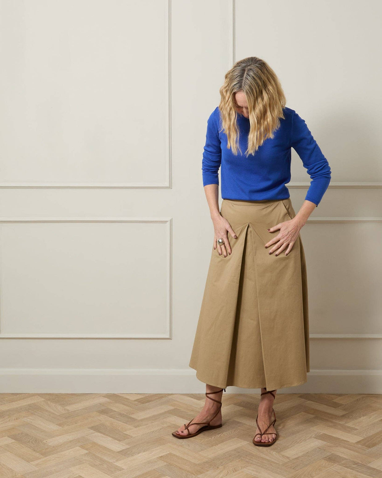 CHALK UK Ltd - Tamara Skirt | Dark Beige: S/M