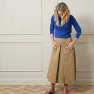 CHALK UK Ltd - Tamara Skirt | Dark Beige: M/L