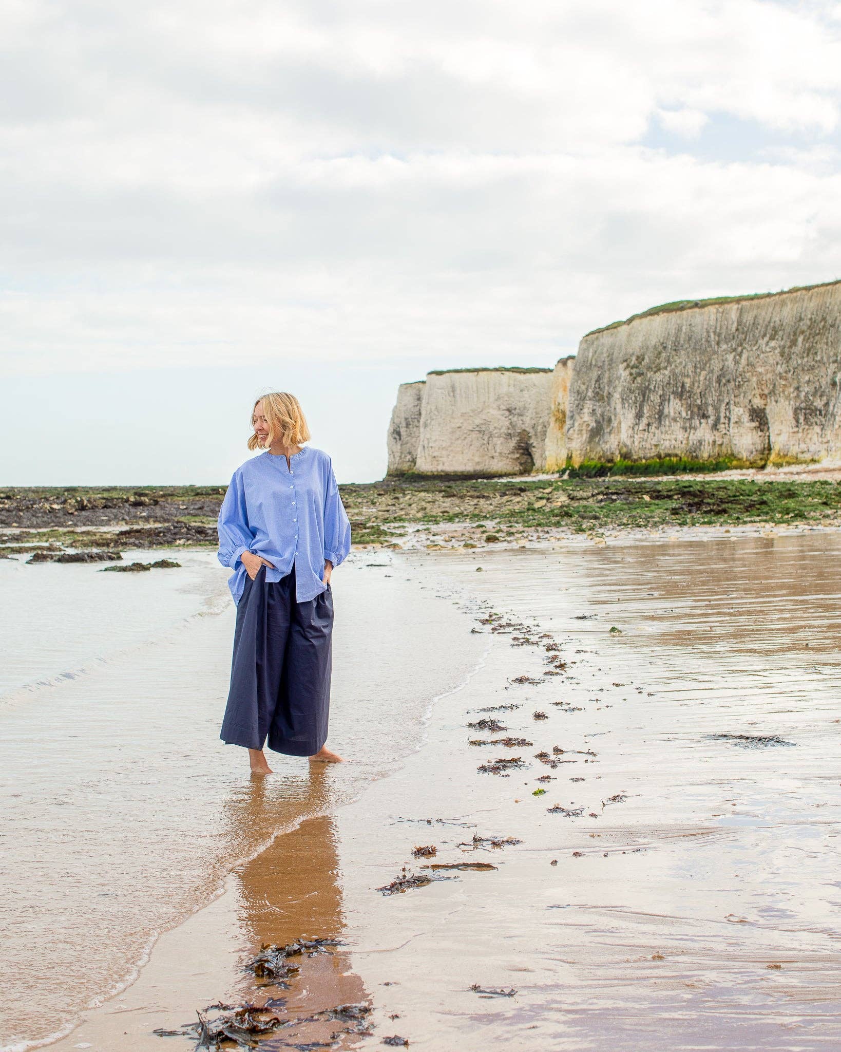 CHALK UK Ltd - Poppy Shirt | Blue