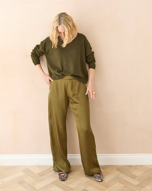 CHALK UK Ltd - Lilly Jumper | Dark Olive