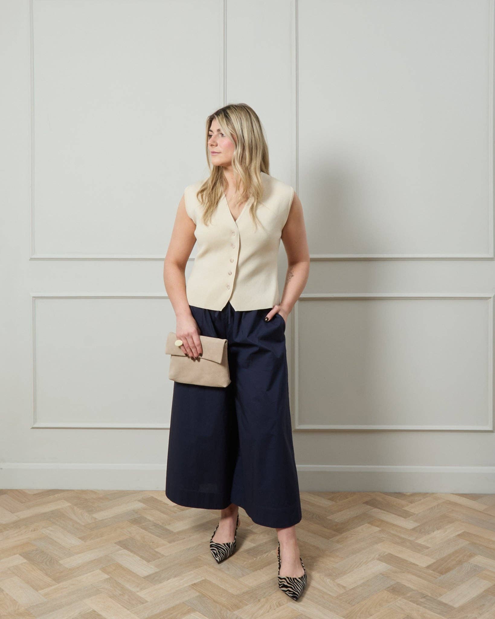 CHALK UK Ltd - Peta Waistcoat | Butterscotch: Medium/Large