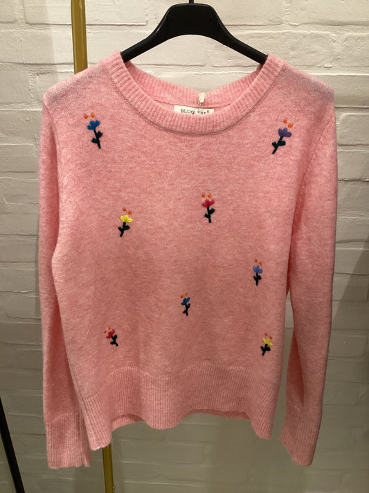 Floral Embroidery Knit jumper