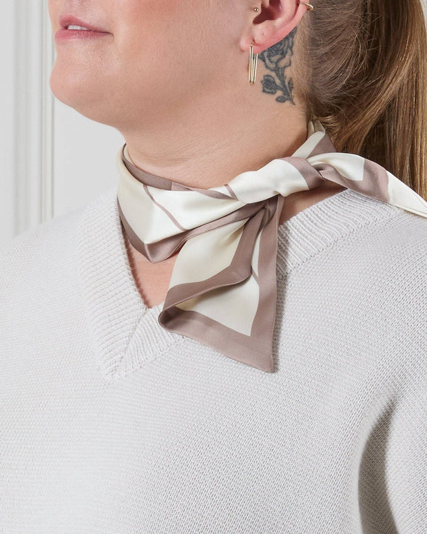CHALK UK Ltd - Harriet Scarf | Beige / Cream