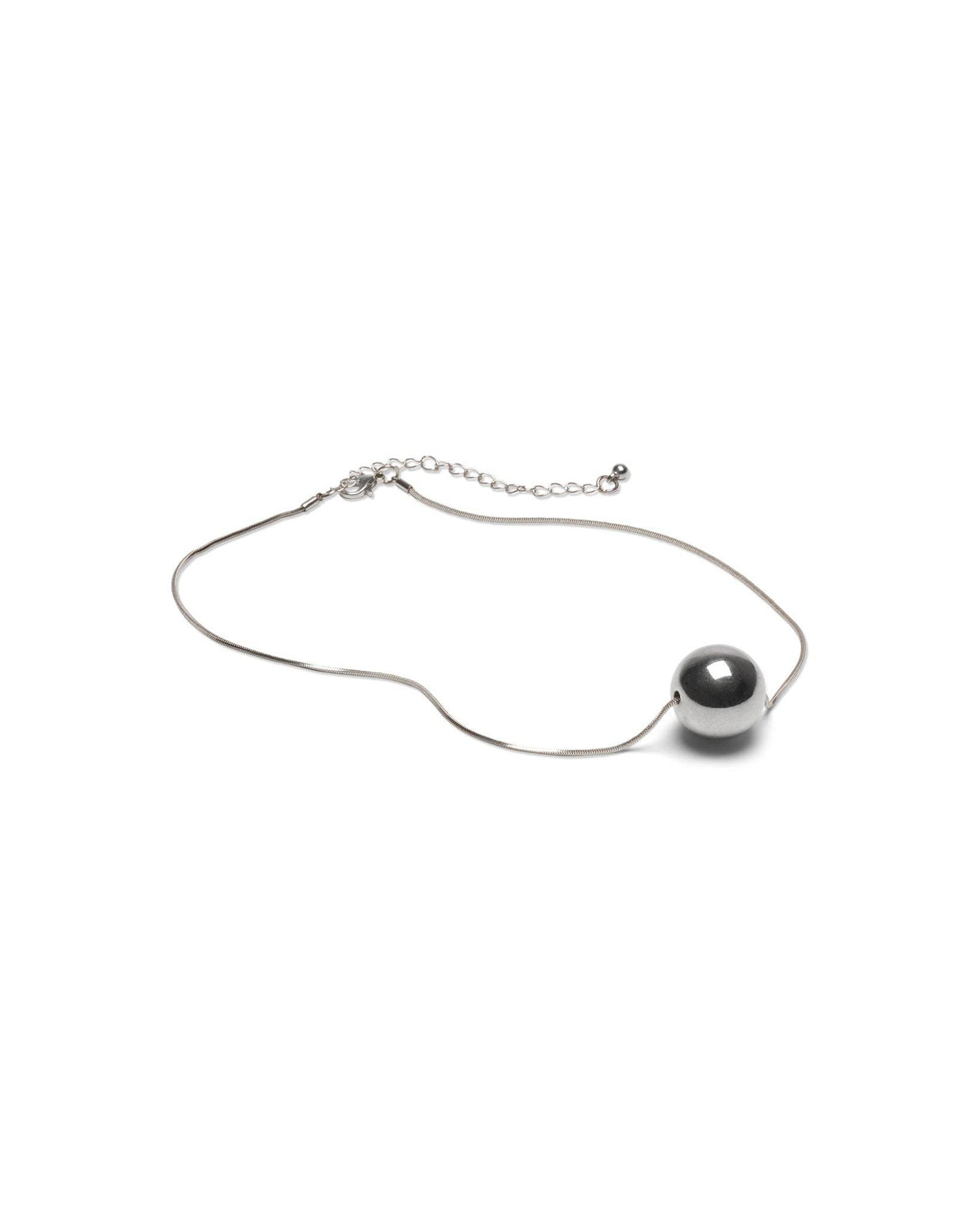 CHALK UK Ltd - Pendle Large Ball Necklace | Silver