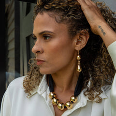 CHALK - Sandhurst Tear Drop Earrings | Gold