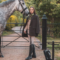 CHALK UK Ltd - Emma Scarf | Green/Brown
