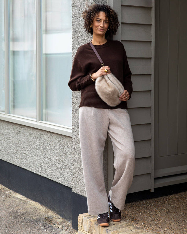 CHALK UK Ltd - Regan Trouser | Marl Beige: S/M