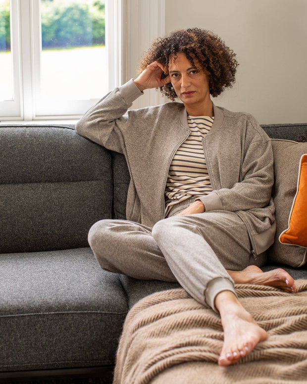 CHALK  - Orla Zip Up Top | Mole