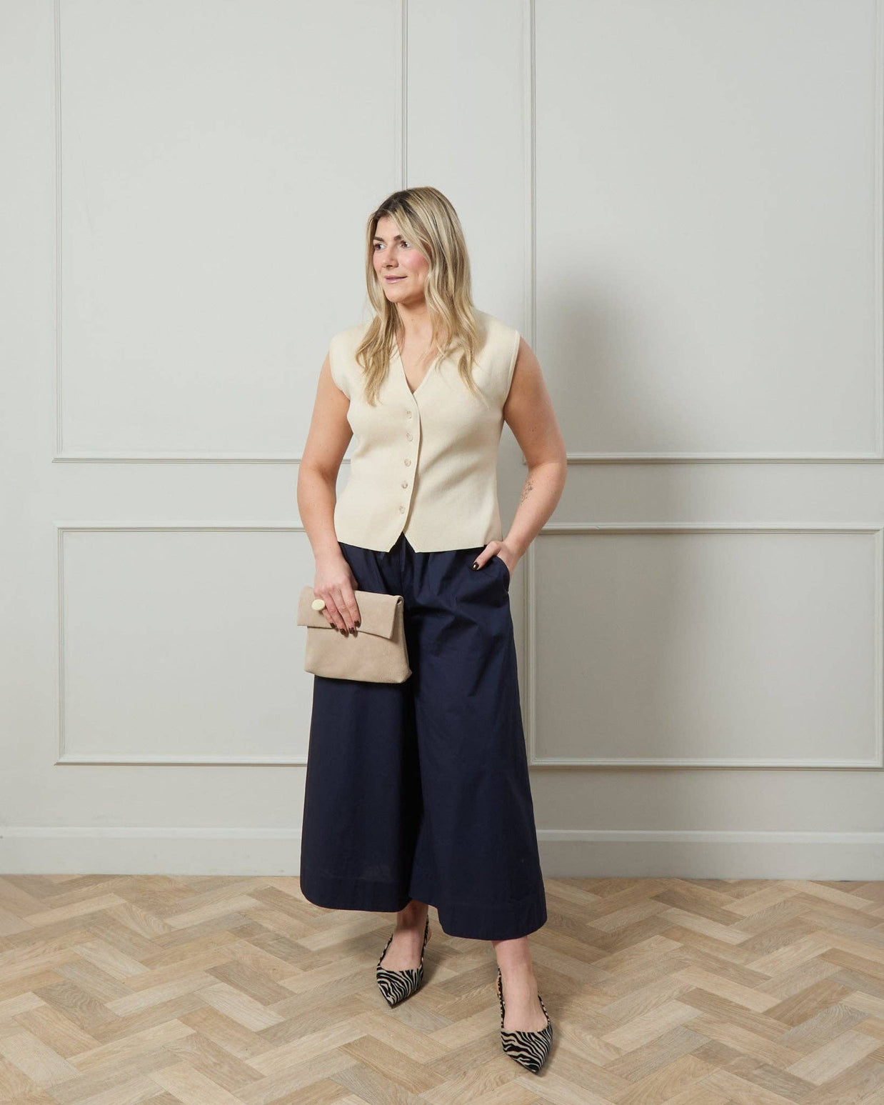 CHALK UK Ltd - Peta Waistcoat | Butterscotch: Medium/Large