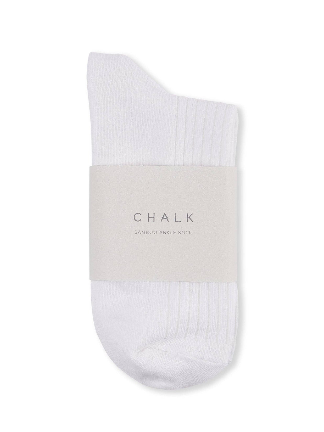 CHALK UK Ltd - Bamboo Ankle Sock | White
