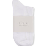 CHALK UK Ltd - Bamboo Ankle Sock | White