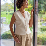 CHALK UK Ltd - Peta Waistcoat | Butterscotch: Medium/Large