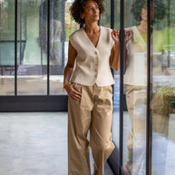 CHALK UK Ltd - Peta Waistcoat | Butterscotch: Medium/Large