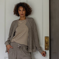 CHALK  - Orla Zip Up Top | Mole