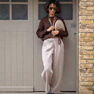 CHALK UK Ltd - Regan Trouser | Marl Beige: S/M