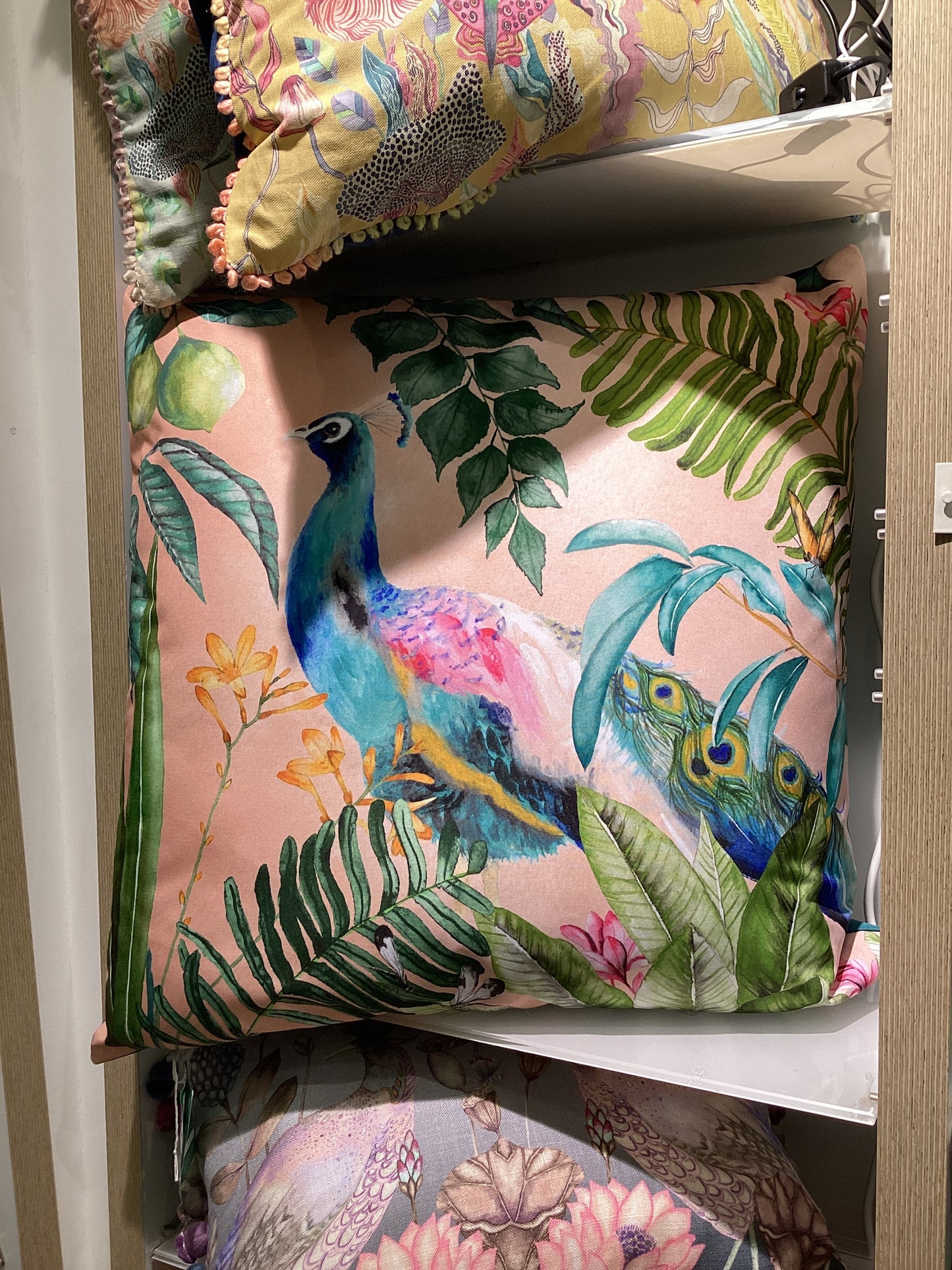 Peacock Outdoor Cushion