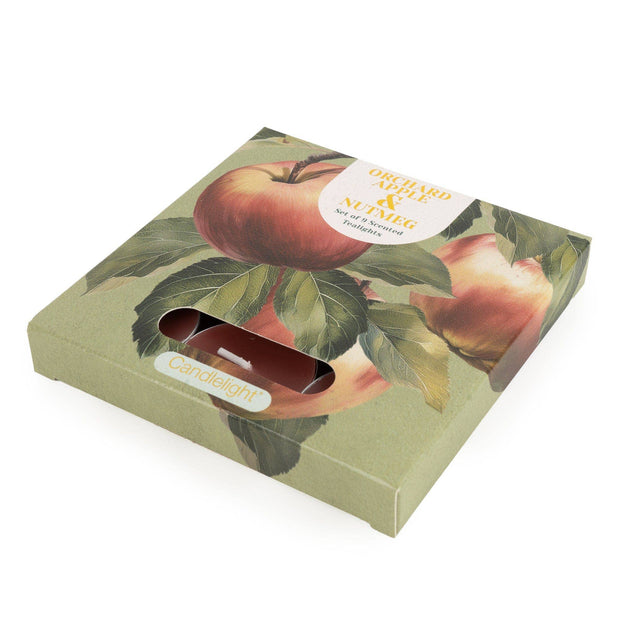 Tealight Candle Set – Orchard Apple & Nutmeg (Set of 9)