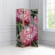 Sennen Solid Wood Room Divider Fuchsia