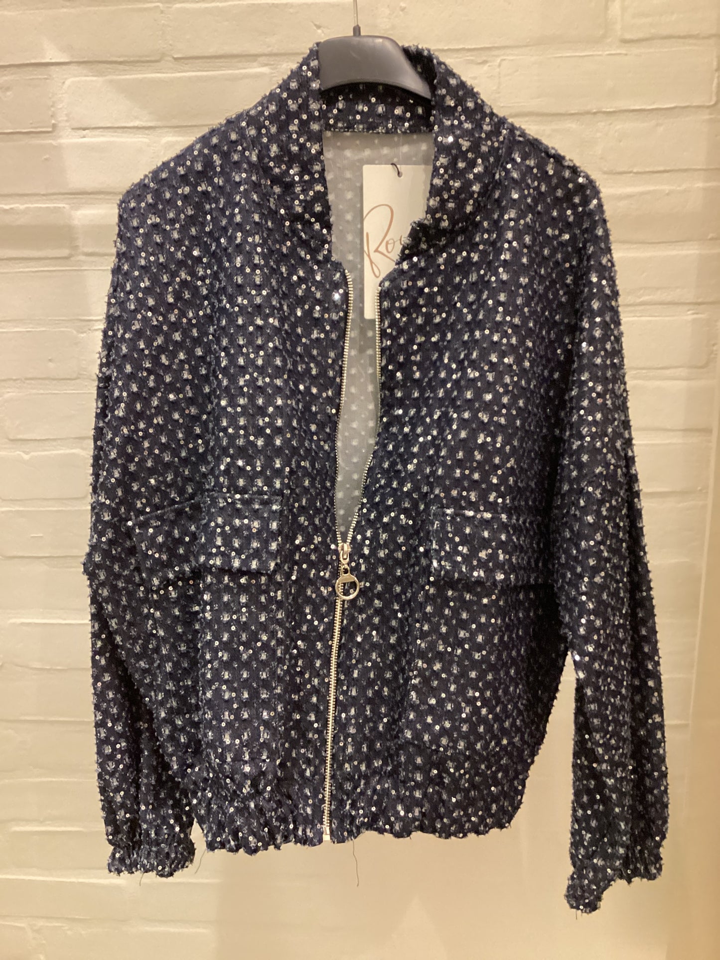 Royal Belle sequins denim Jacket