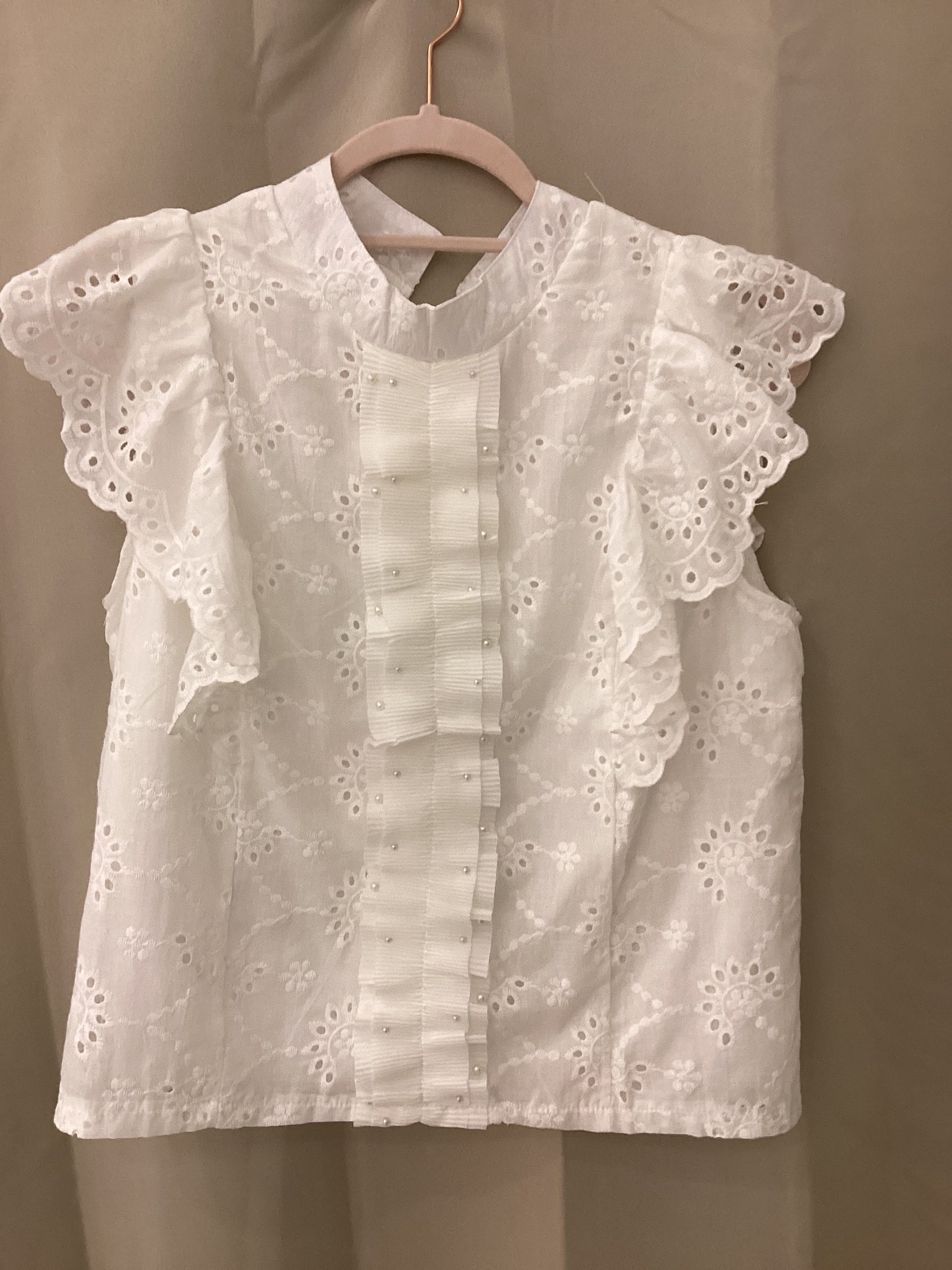 Kurt Muller Embroidered short sleeved Blouse