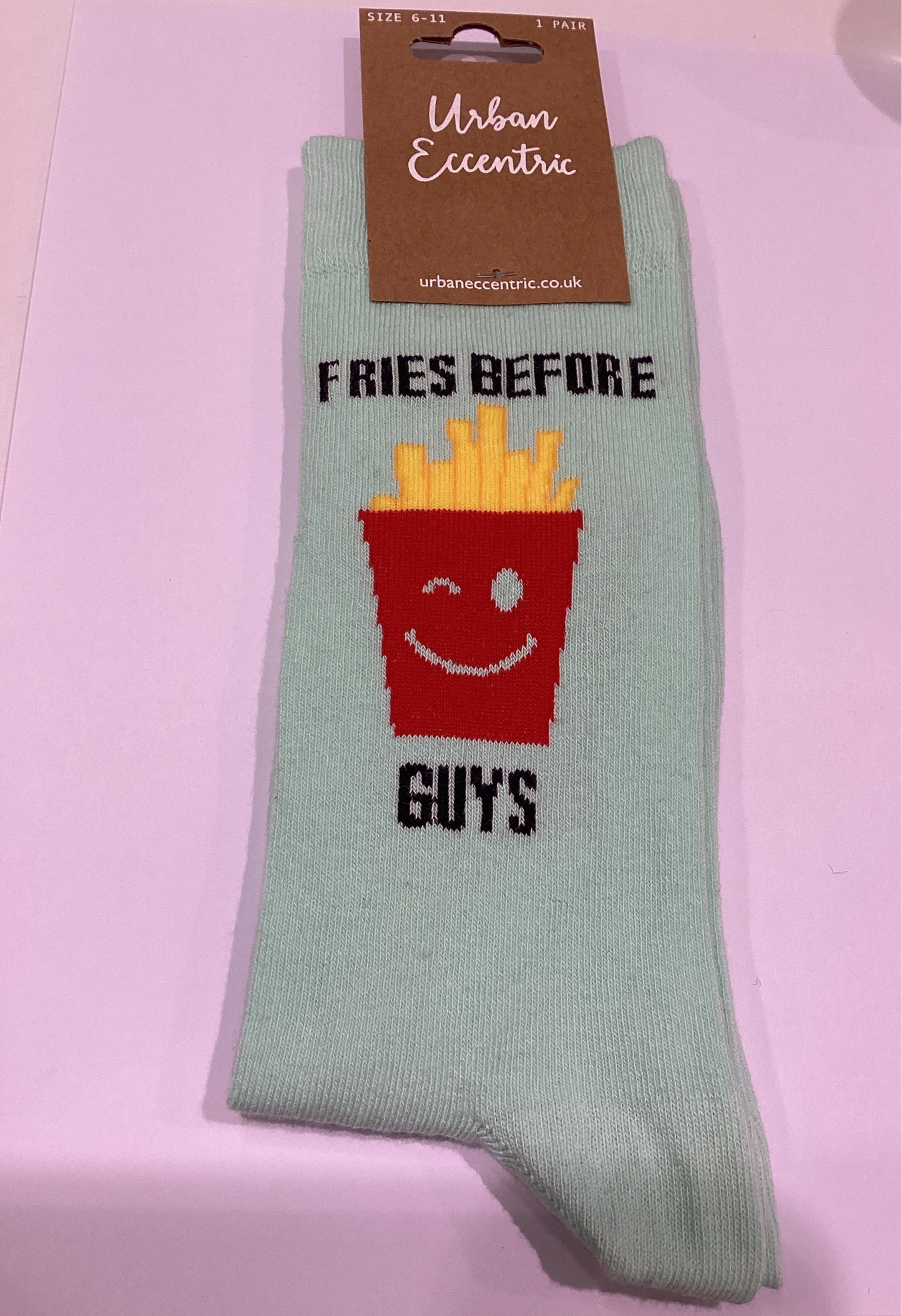 Unisex Fries before Guys Socks