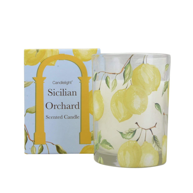 Wax Filled Pot Candle – Sicilian Orchard Basil & Wild Lemon (220g)