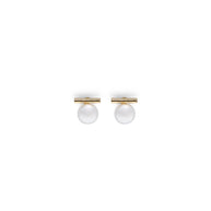 CHALK UK Ltd - Bristol Ball & T Earrings | Pearl