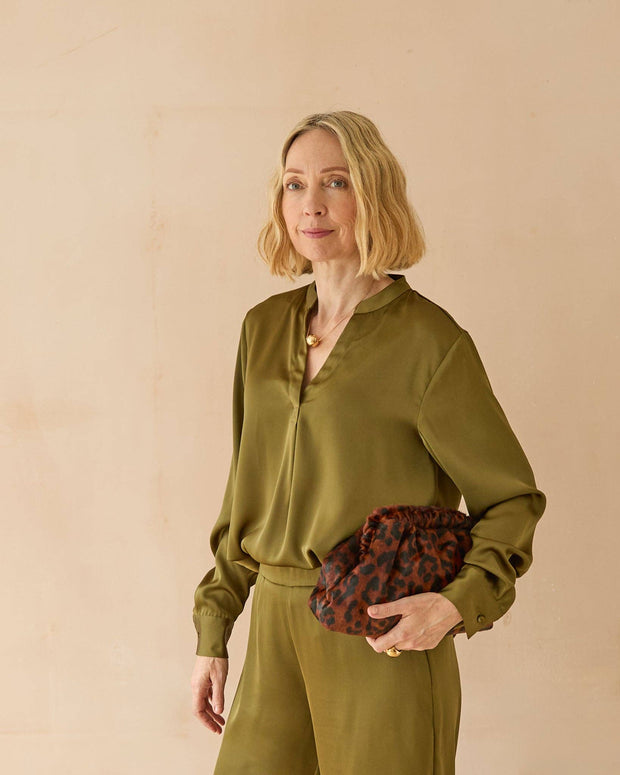 CHALK Josie Shirt  -  Avocado