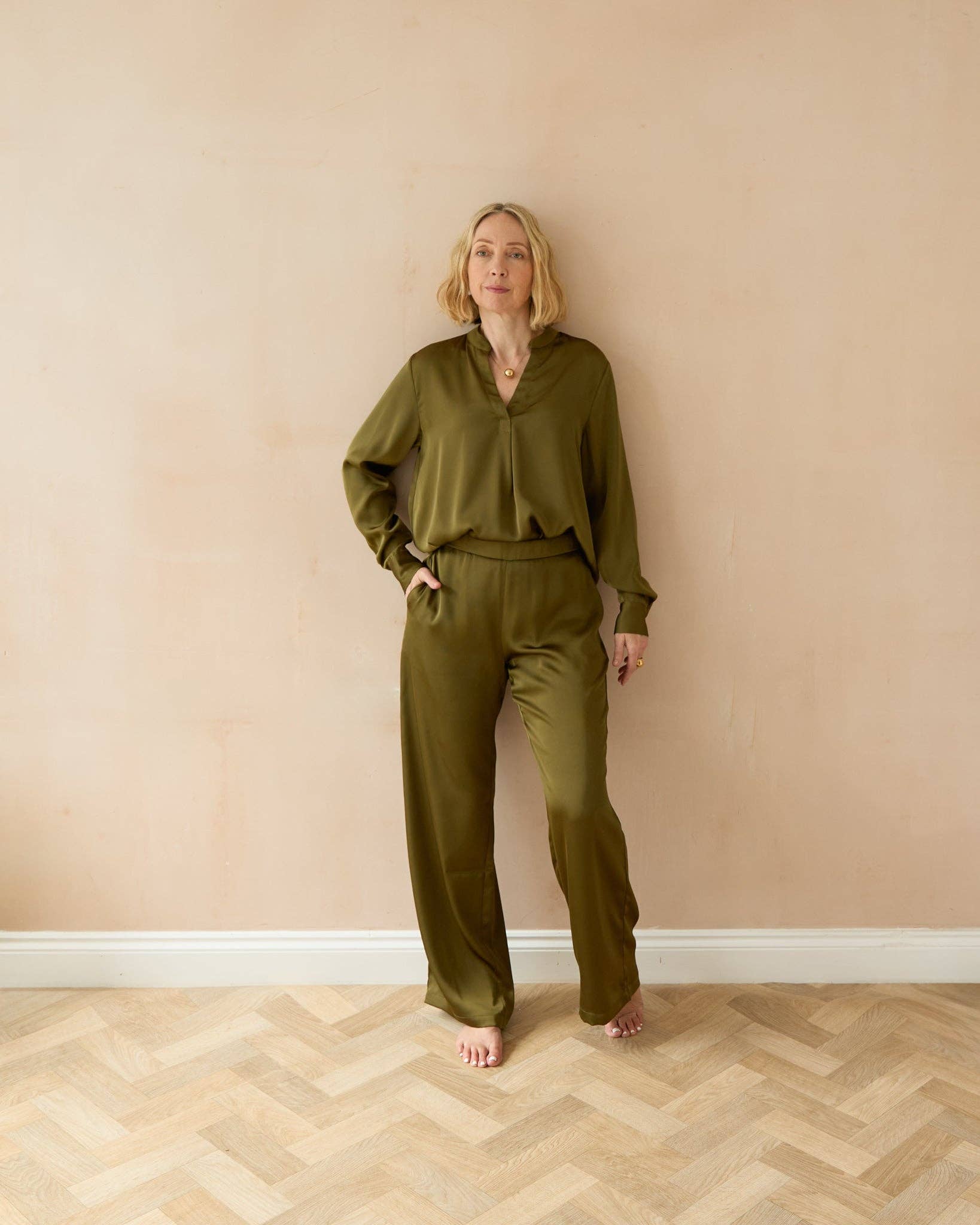 CHALK Josie Shirt  -  Avocado