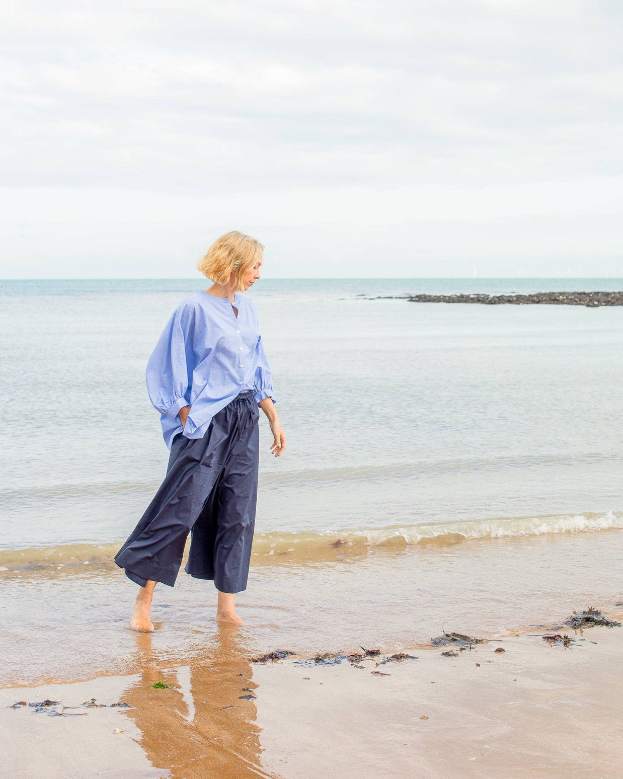 CHALK UK Ltd - Poppy Shirt | Blue