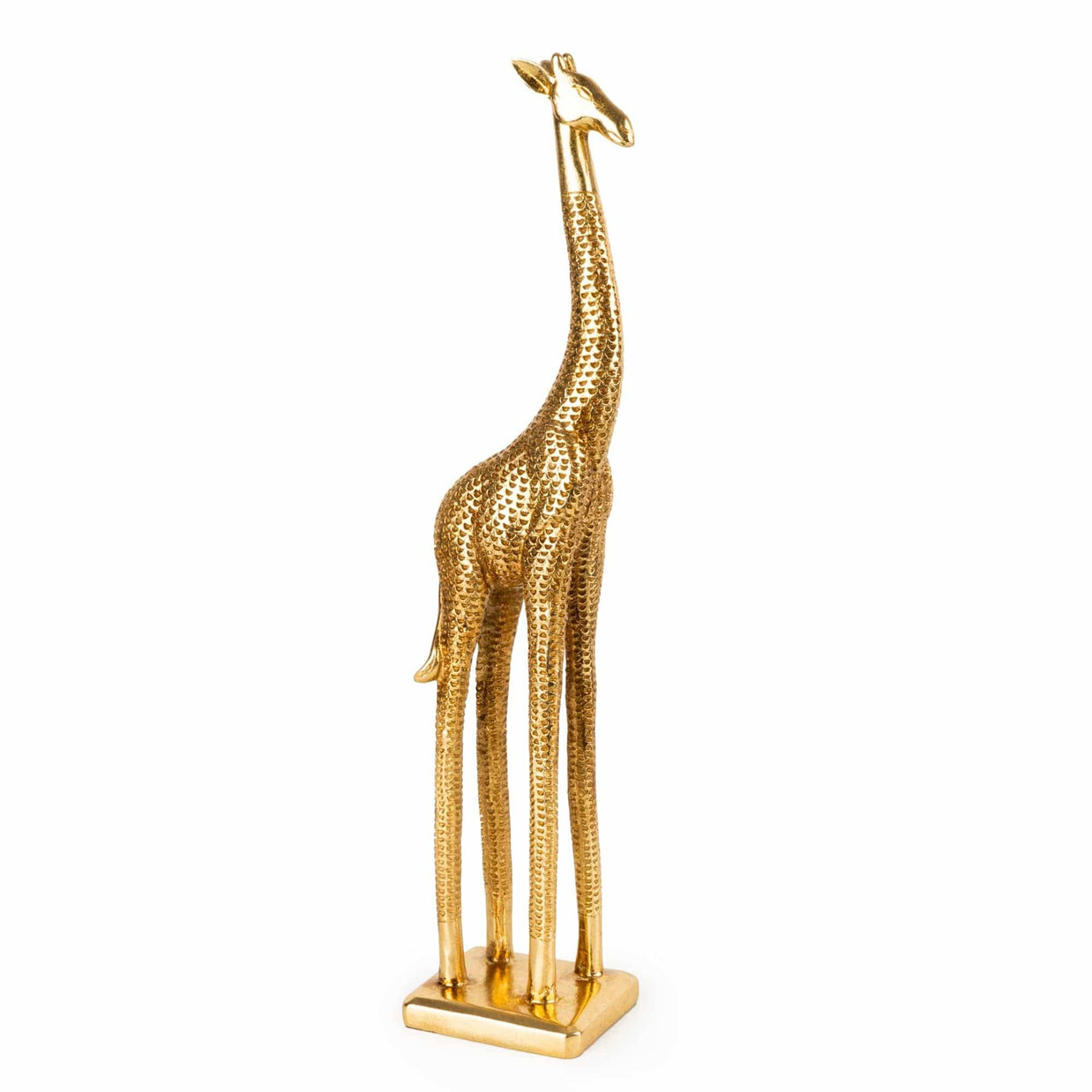 Standing Giraffe Ornament – Gold (44.5cm)