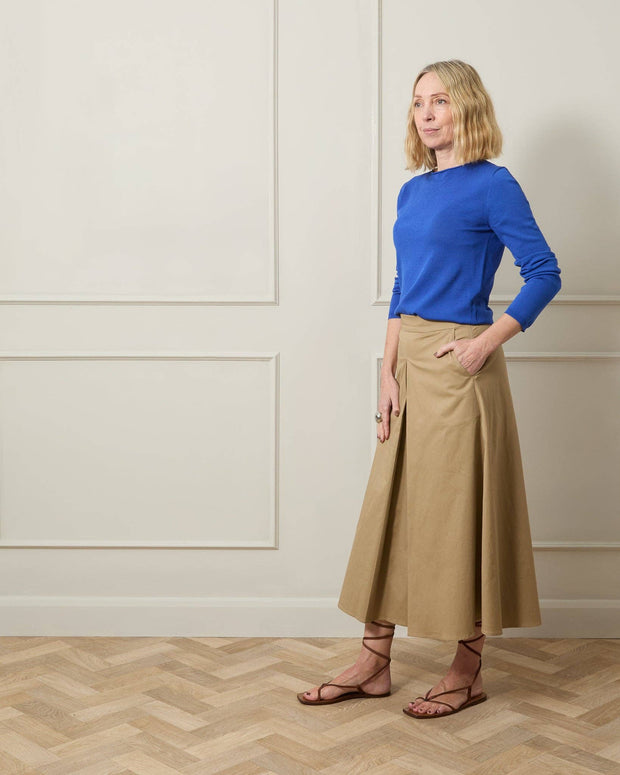 CHALK UK Ltd - Tamara Skirt | Dark Beige: S/M