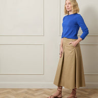 CHALK UK Ltd - Tamara Skirt | Dark Beige: M/L