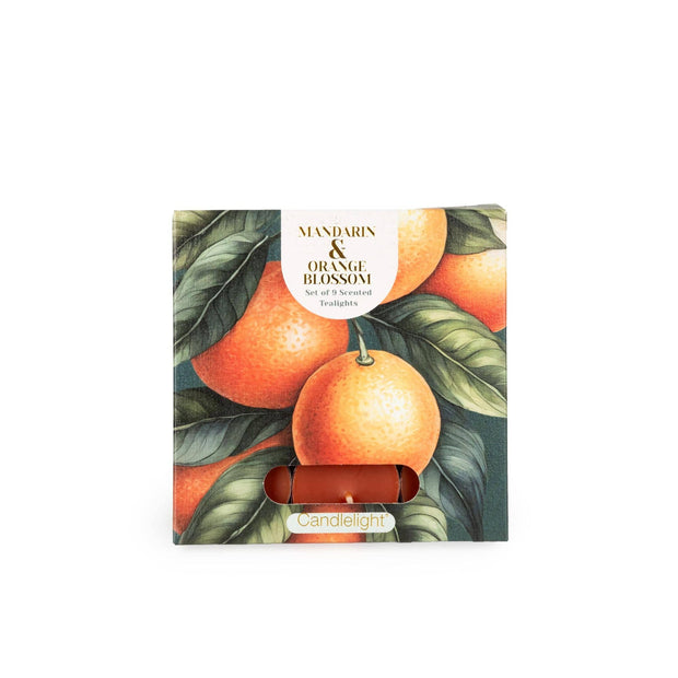 Tealight Candle Set – Mandarin & Orange Blossom (Set of 9)