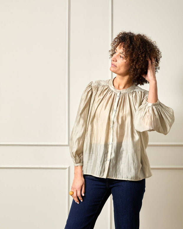 CHALK UK Ltd - Dawn Blouse | Taupe