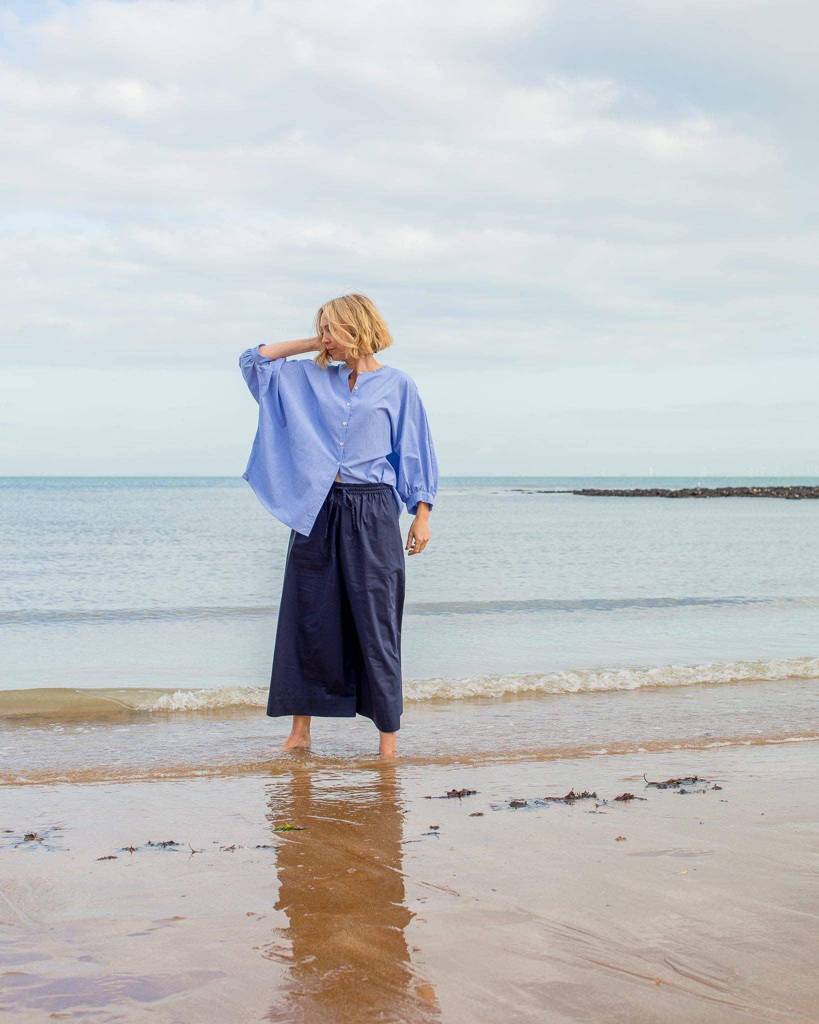 CHALK UK Ltd - Poppy Shirt | Blue
