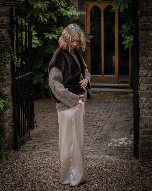 CHALK  - Thea Pant | Champagne