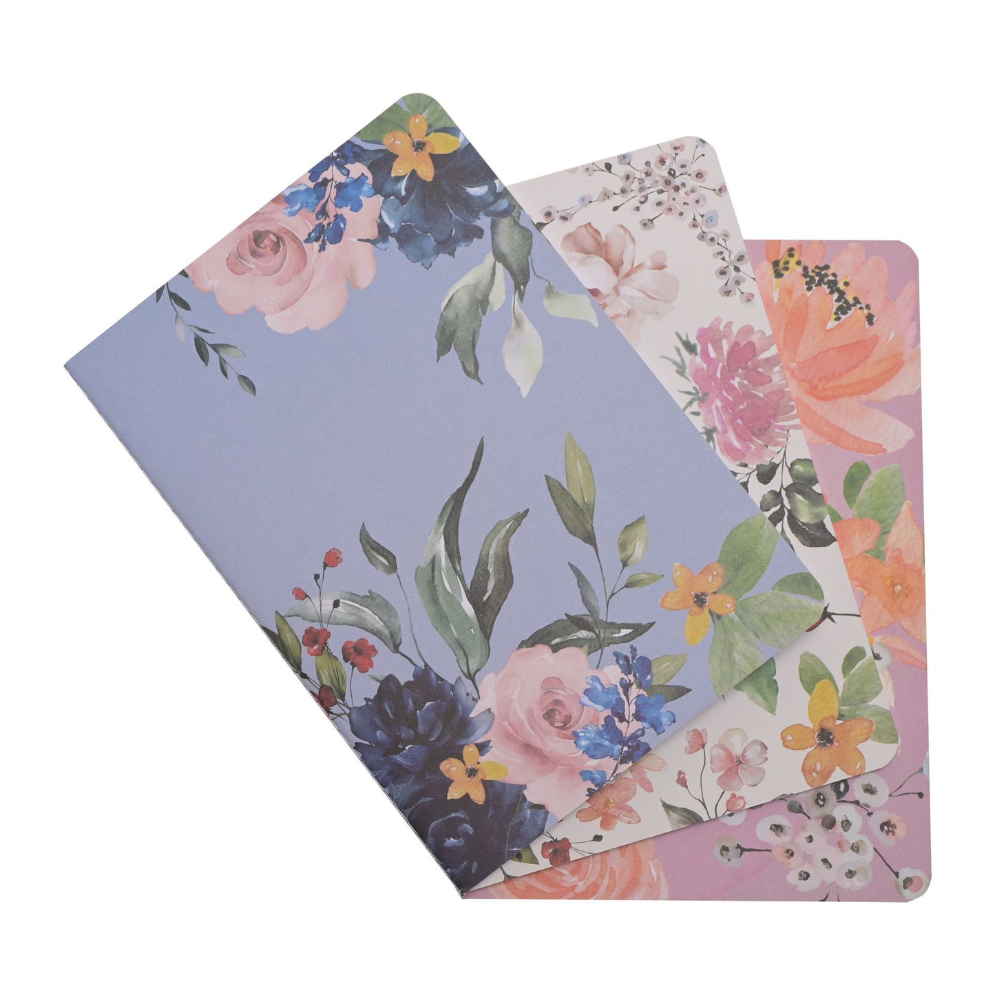 Sophia Floral Set of 3 A5 Notebooks